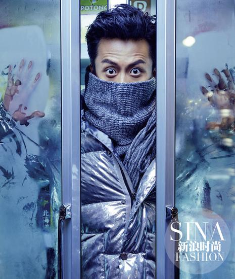 邓超杂志大片表情丰富