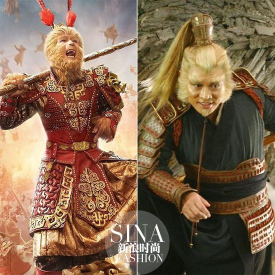 甄子丹和李连杰版本的孙悟空