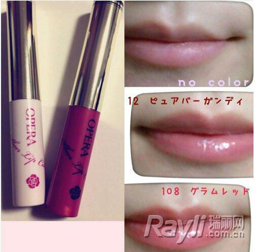 OPERA“Sheer Lip Color”唇膏 1，200日圆，未含税