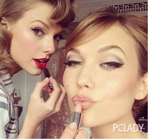 复古红唇×魅惑眼线