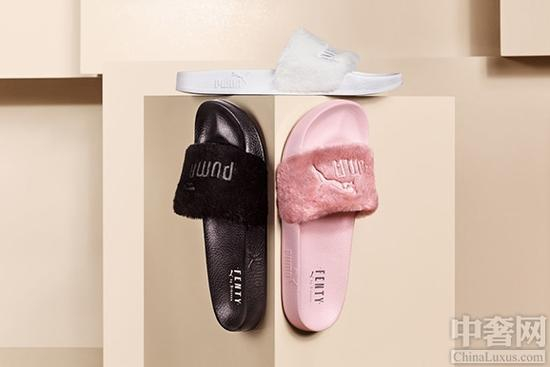 Fenty系列毛绒拖鞋