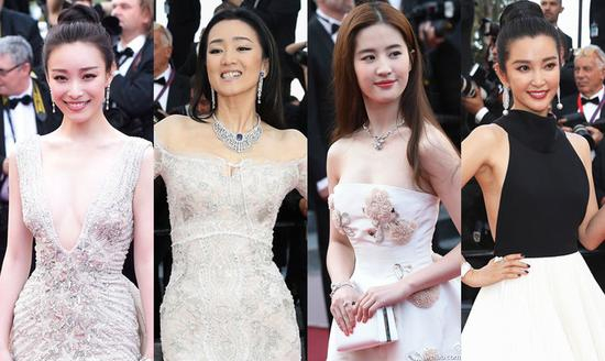 中国女星们