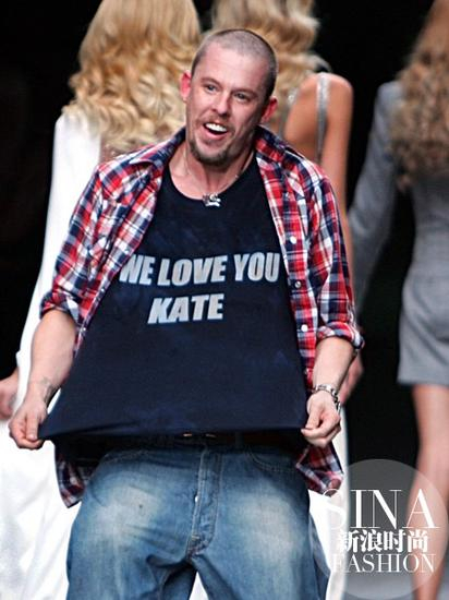 Kate Moss与 McQueen