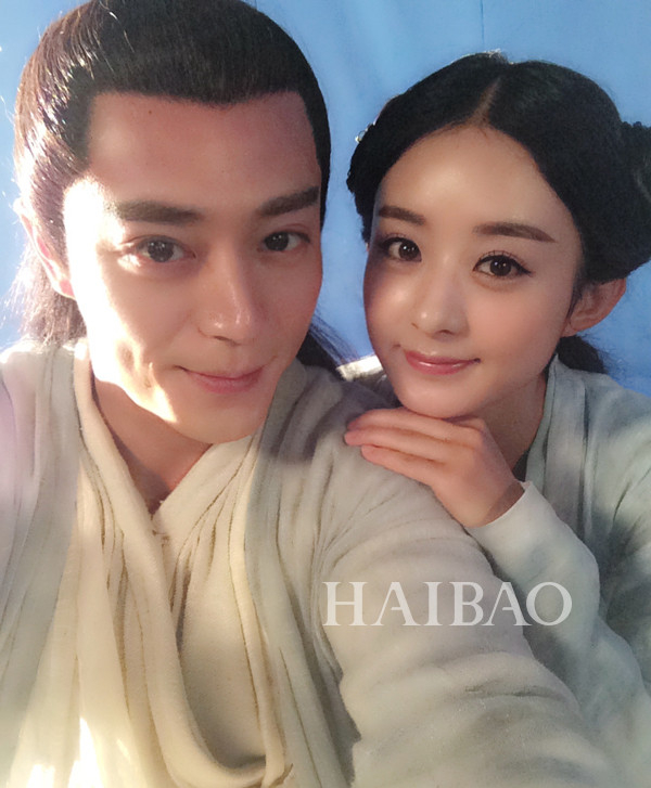赵丽颖“仙女眉”造型