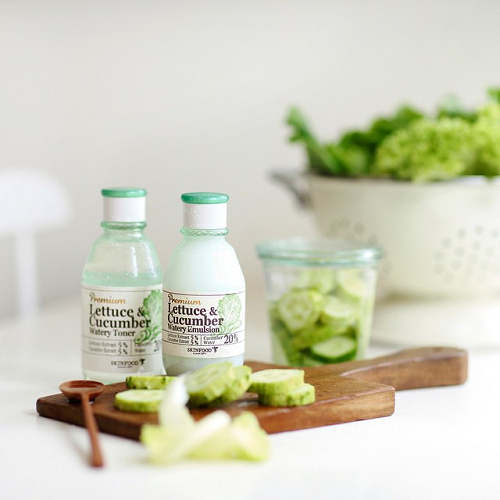 SKINFOOD莴苣黄瓜沁颜化妆水/乳液 RMB 110/140 ml