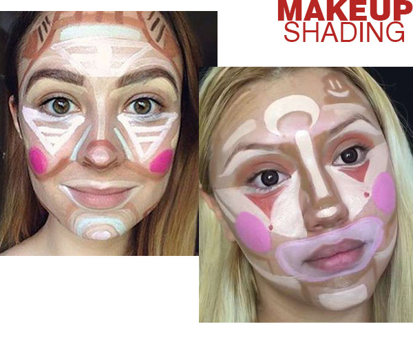 “小丑妆”修容法