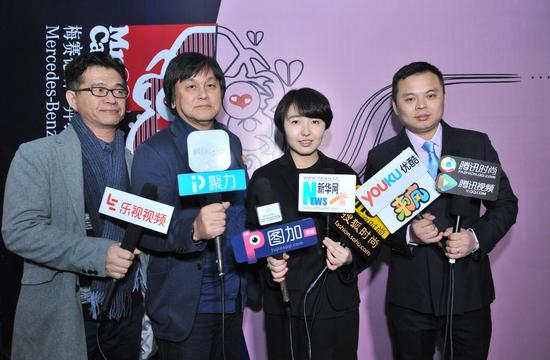 　　Mr.Candy全球创意总监中田和幸；Mr.Candy中国首席设计师 上手花田品牌主理人任艺，Mr.Candy总经理曾总