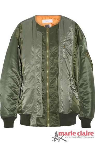 轻薄面料飞行员夹克