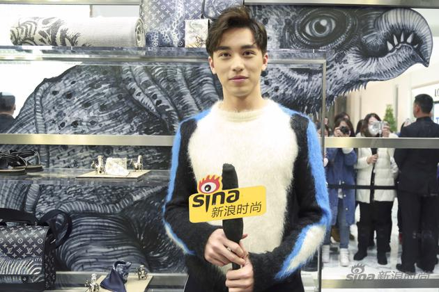 许魏洲助阵路易威登北京SKP特别限时店