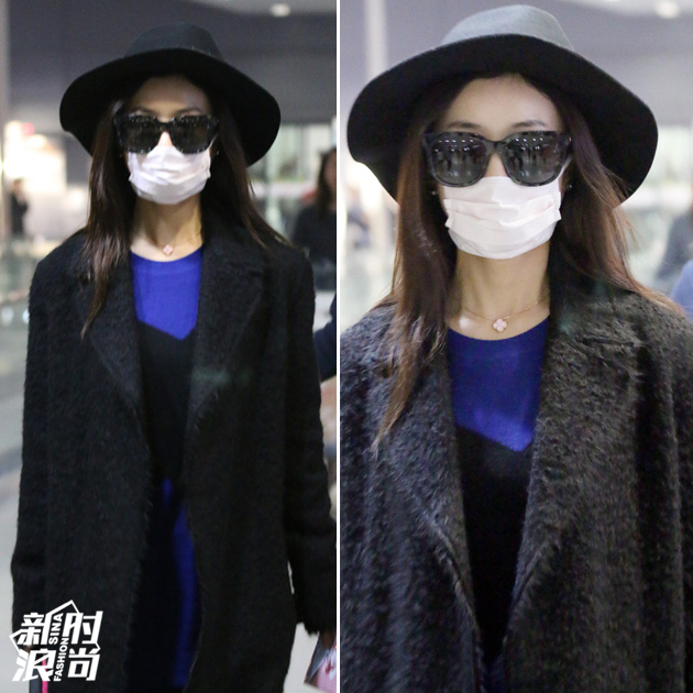 赵丽颖的机场look
