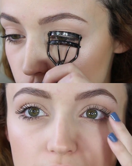 等到睫毛打底干透之后