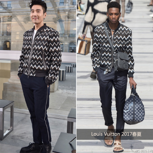 赵又廷亮相Louis Vuitton秀场