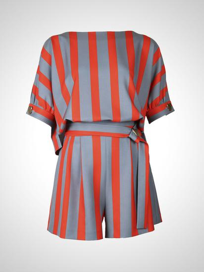 ANMANI恩曼琳经典法式条纹连衣裙