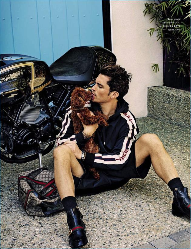 精灵王子奥兰多-布鲁姆化身机车型男