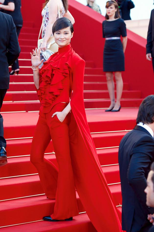 李宇春2013年戛纳红毯