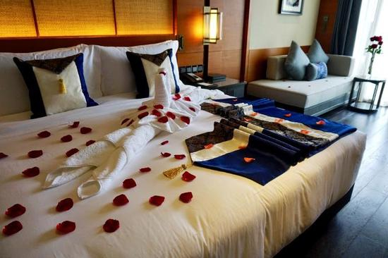 “贵阳安纳塔拉度假酒店”豪华客房 卧室空间