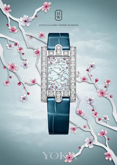 海瑞温斯顿Avenue Classic Cherry Blossom