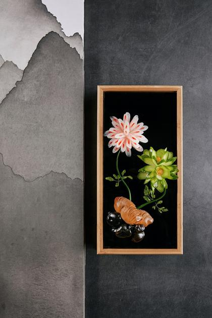 富春居菜品 - 富春青花图