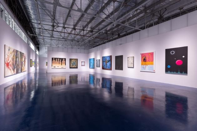 白石画廊新加坡空间首展展览现场