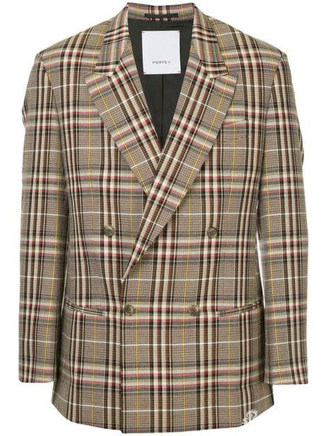 Ports Vchecked suit