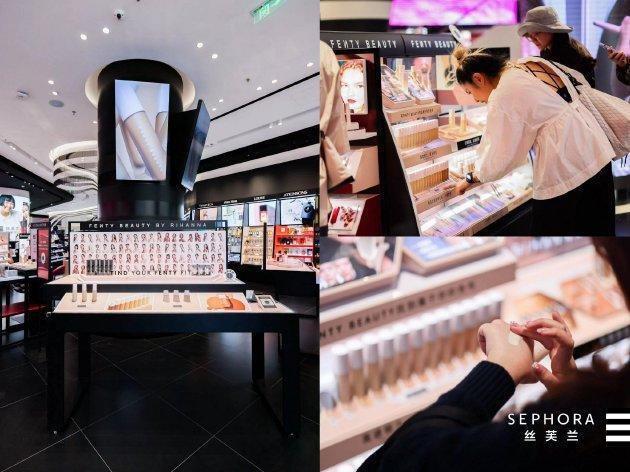  Consumers experience FENTY BEAUTY star products in Sephora stores