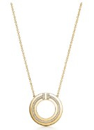 Tiffany & Co.蒂芙尼T系列T Two18K黄金镶钻项链