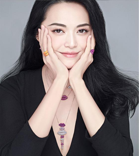 APM Monaco X Yao Chen珠宝红唇系列