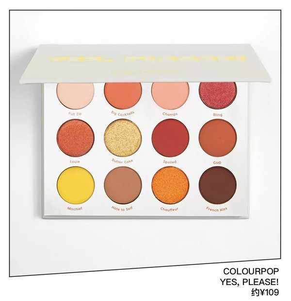 COLOURPOP Yes，please！&nbsp; 约￥109
