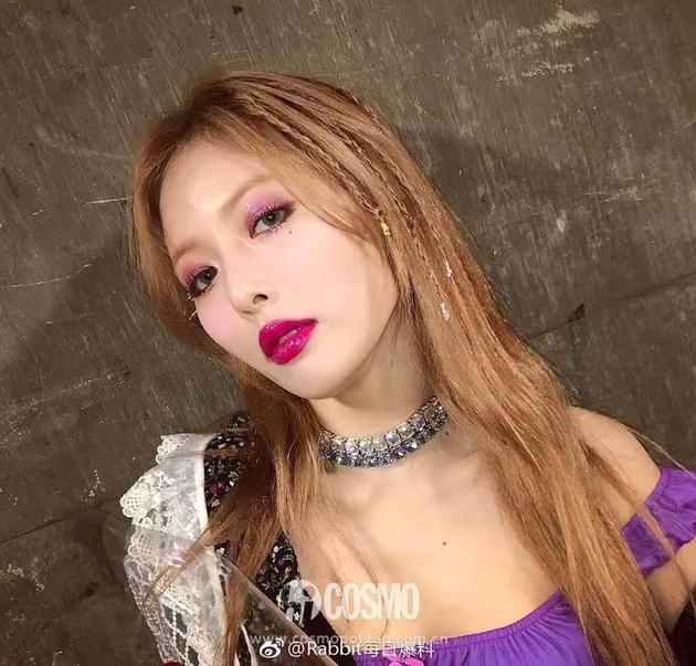 泫雅新妆容