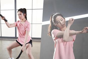 女明星的运动服