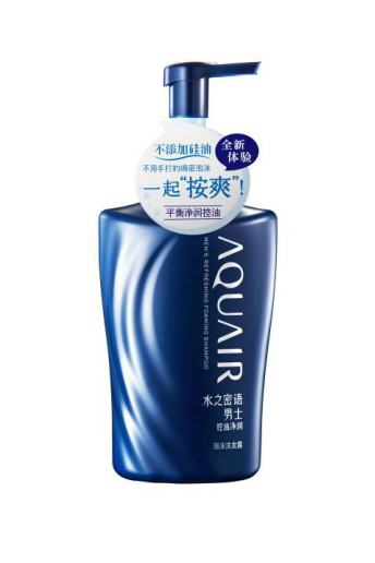 水之密语男士控油净润泡沫洗发露&nbsp;500ml/68元