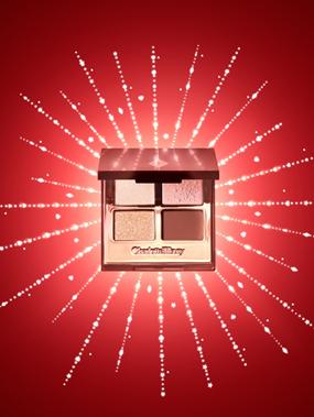 Click ＂Gold＂ to make makeup, and willing to give Charlotte Tilbury New Year Limited Four -Color Eye Shadow Plate ＂Queen Queen＂!