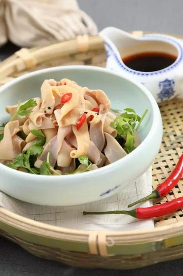 捞汁脆鸭肠