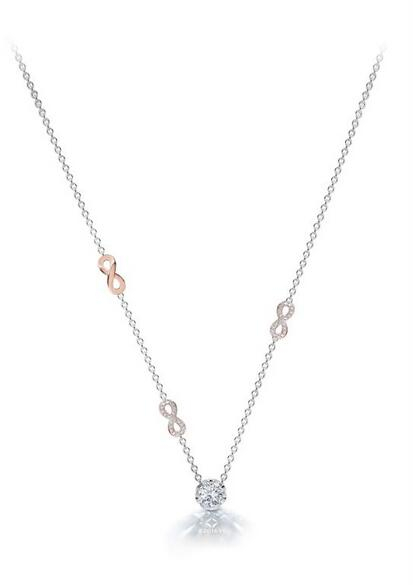 Forevermark®永恒印记TM Endlea永恒系列2018新年礼赞季特别款之∞无限大符号吊坠
