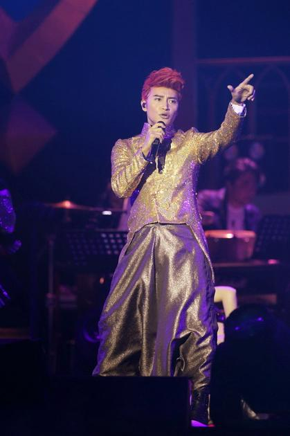 陈志朋演唱会出位造型