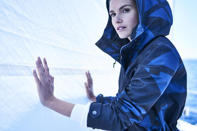 AIGLE SS18现代港口系列RETROSTARE女式夹克
