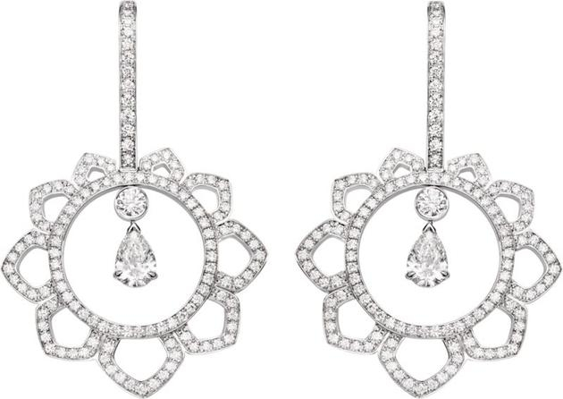 Piaget伯爵Limelight Couture Précieuse系列耳环