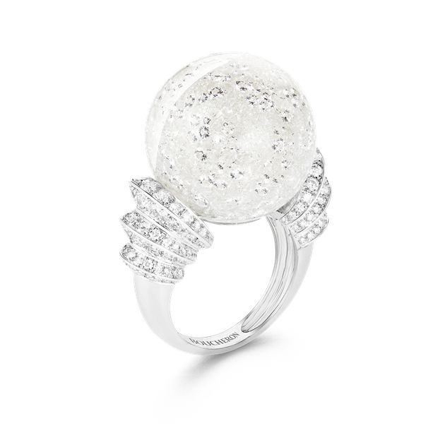 Boucheron宝诗龙 Lumière de Nuit极夜之光系列Givre钻石戒指 