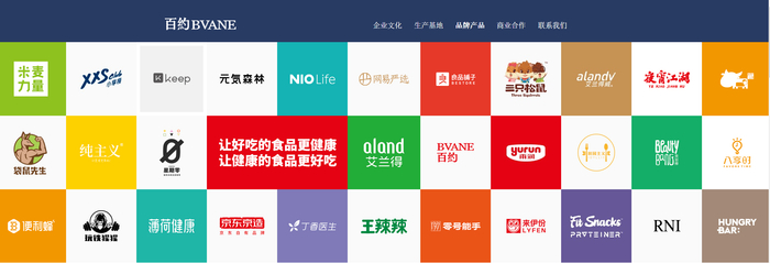 （来源：百约食品官网）