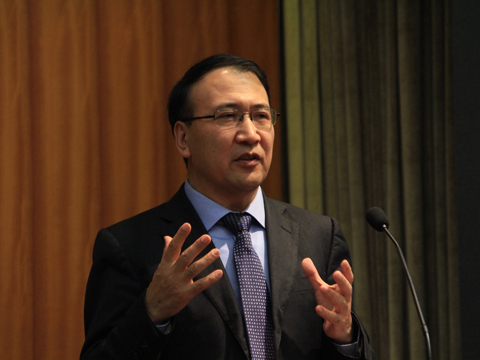 图为小微金服CEO马林