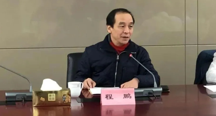 图为上海市生态环境局局长程鹏