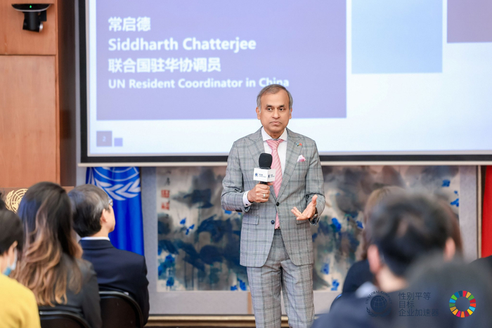 联合国驻华协调员 常启德 Siddharth Chatterjee