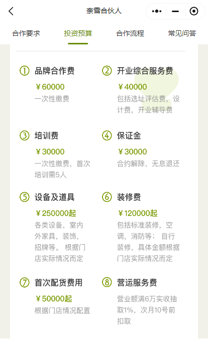 （来源：官方招商小程序）