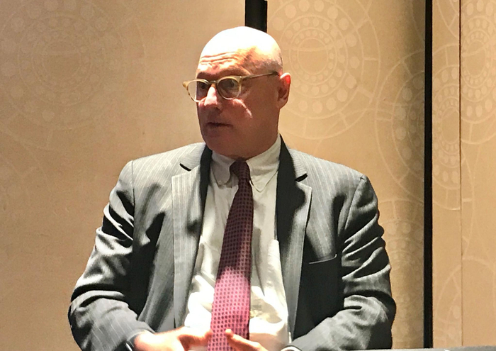 摩根大通全球首席经济学家布鲁斯·卡斯曼（Bruce Kasman）（图片来源：新浪财经）