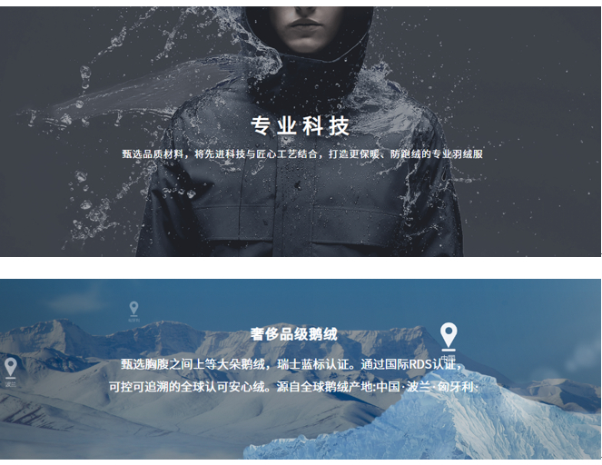 （资料来源：波司登官网）