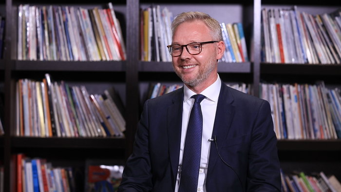 联合国责任投资原则（UN PRI）理事会主席Martin Skancke（图片来源：新浪财经）