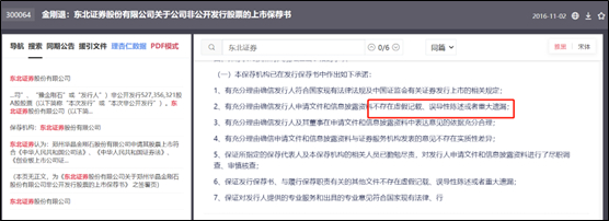 来源：上市保荐书