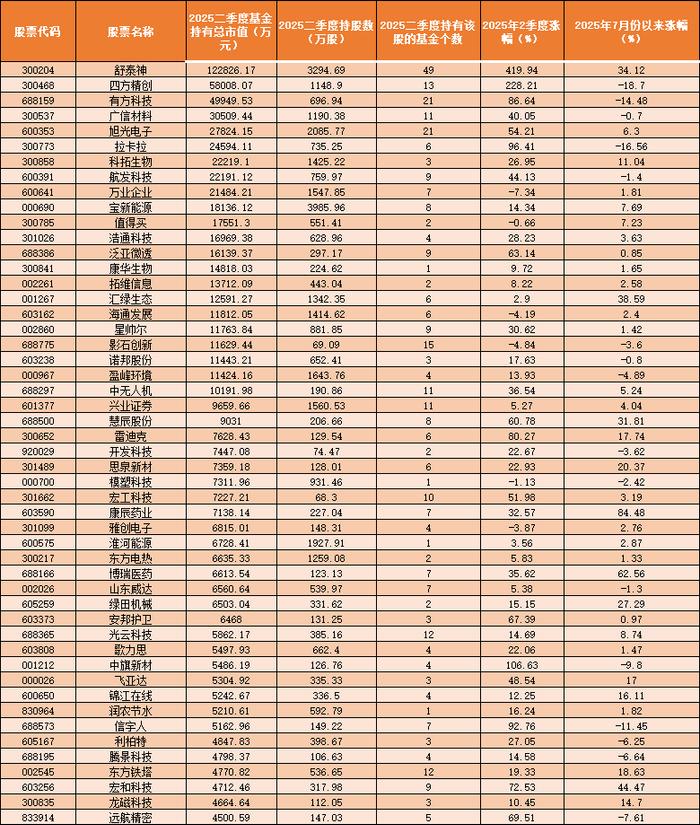 数据来源:天相投资顾问有限公司 基金二季报