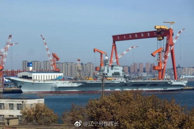 国产航母最新进展照曝光 距离海试还有多远?