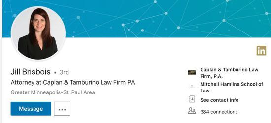 吉尔的linkedin页面